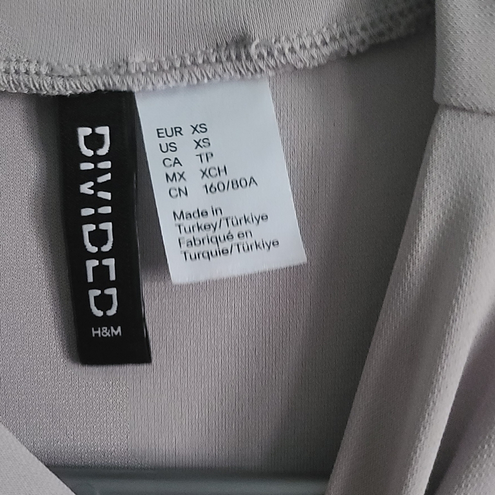 H&M Ruched Gray Dress - Picture 3 of 5